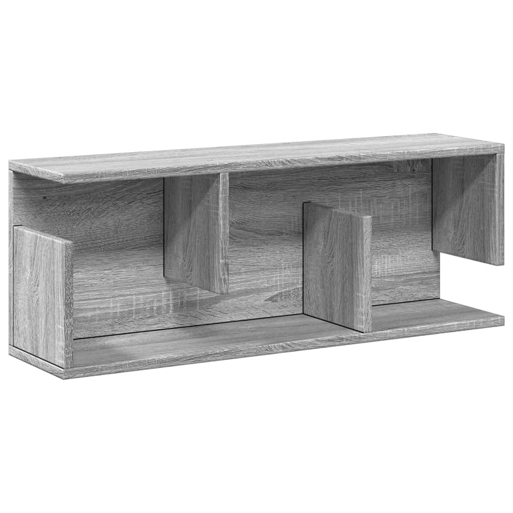 Armoire murale 80x20x30 cm sonoma gris bois d'ingénierie