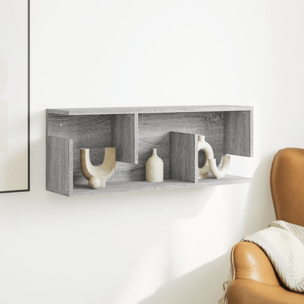 Armoire murale 80x20x30 cm sonoma gris bois d'ingénierie