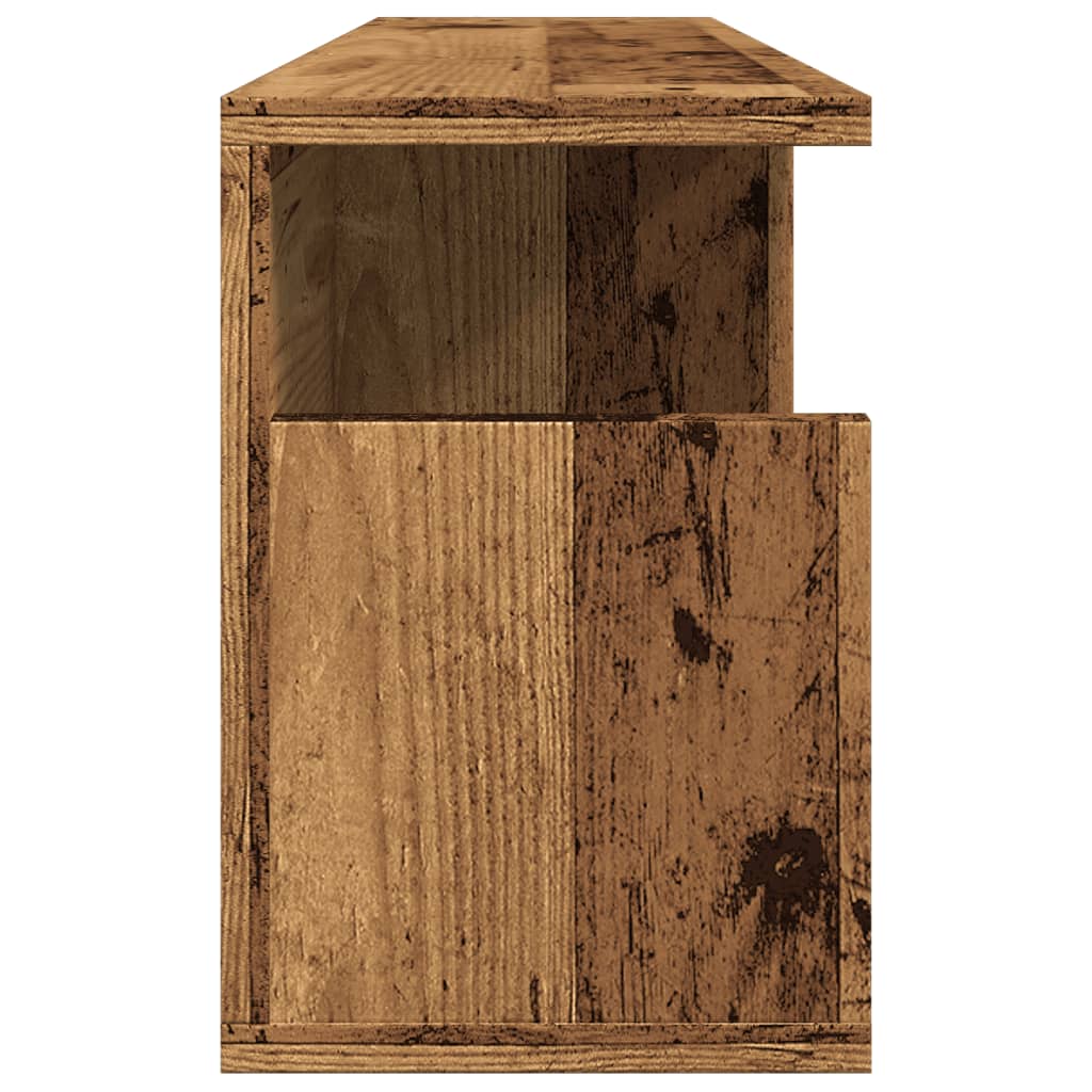 Armoire murale 80x20x30 cm vieux bois bois d'ingénierie