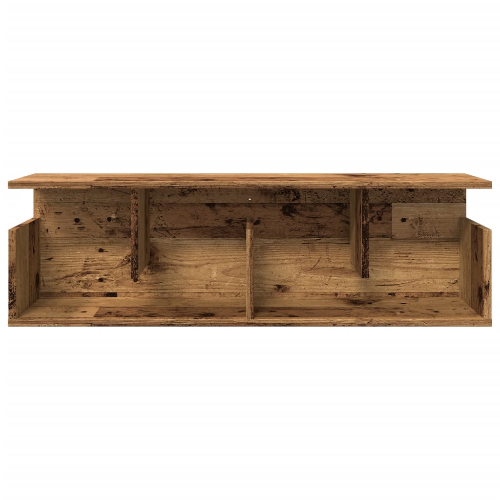 Armoire murale 100x20x30 cm vieux bois bois d'ingénierie