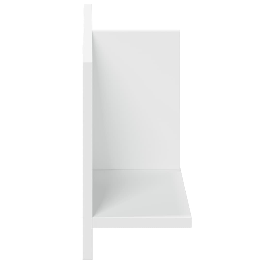 Armoire murale 70x16,5x30 cm blanc bois d'ingénierie