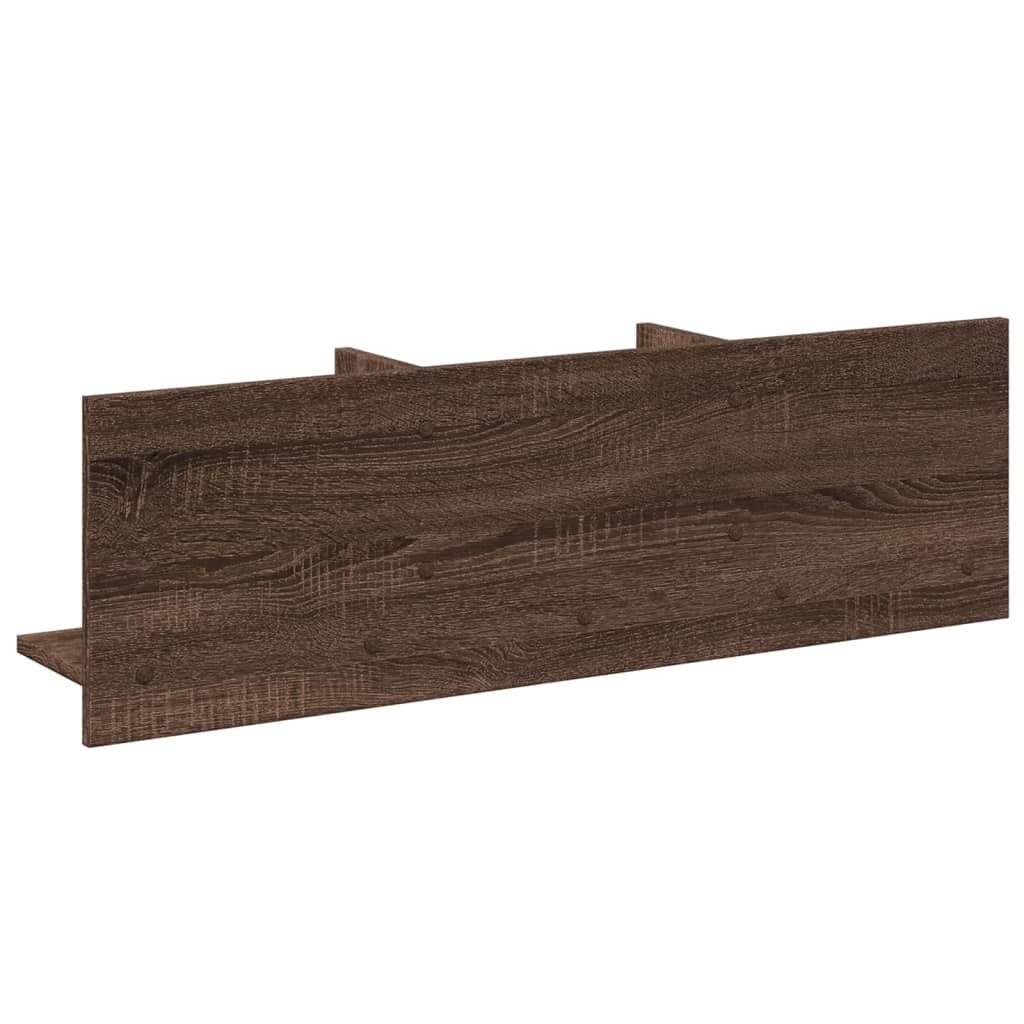 Armoire murale 100x16,5x30 cm chêne marron bois d'ingénierie