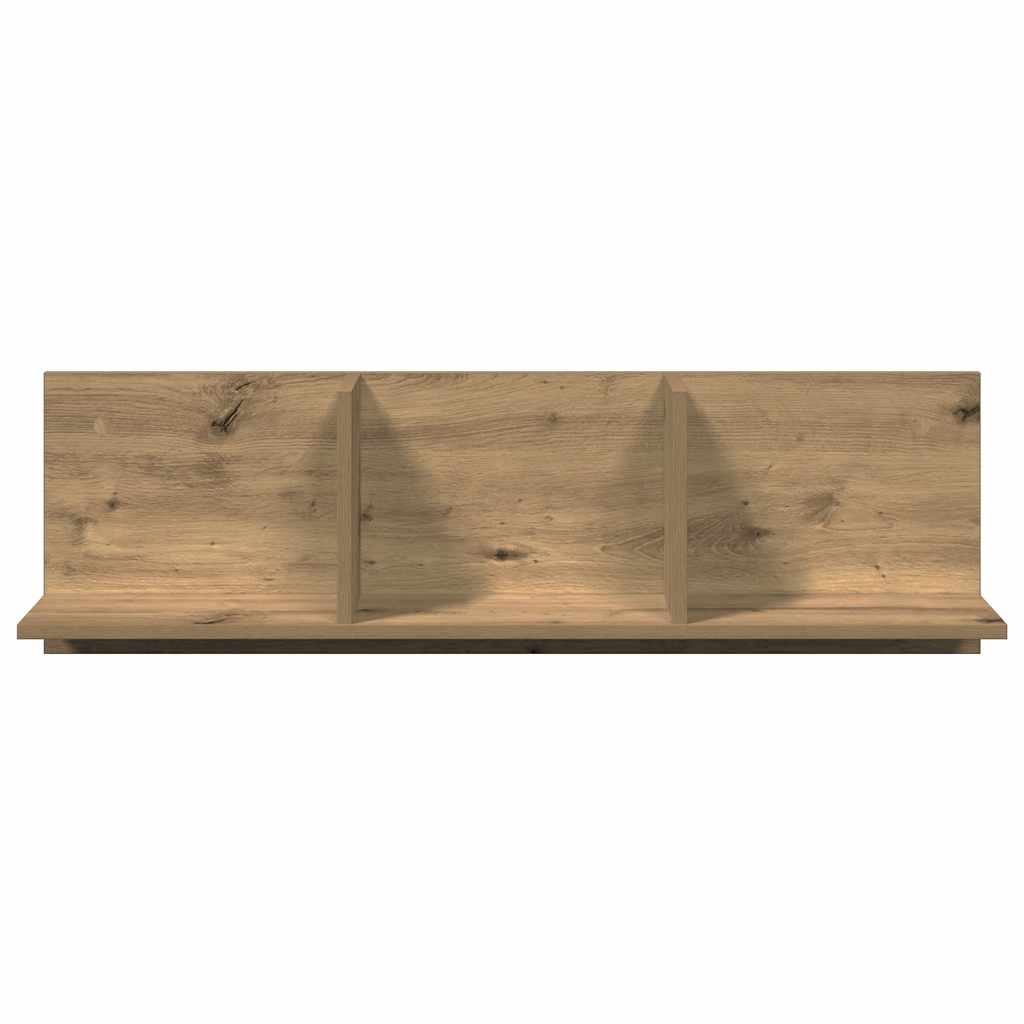 Armoire murale 100x16,5x30 cm chêne artisanal bois d'ingénierie