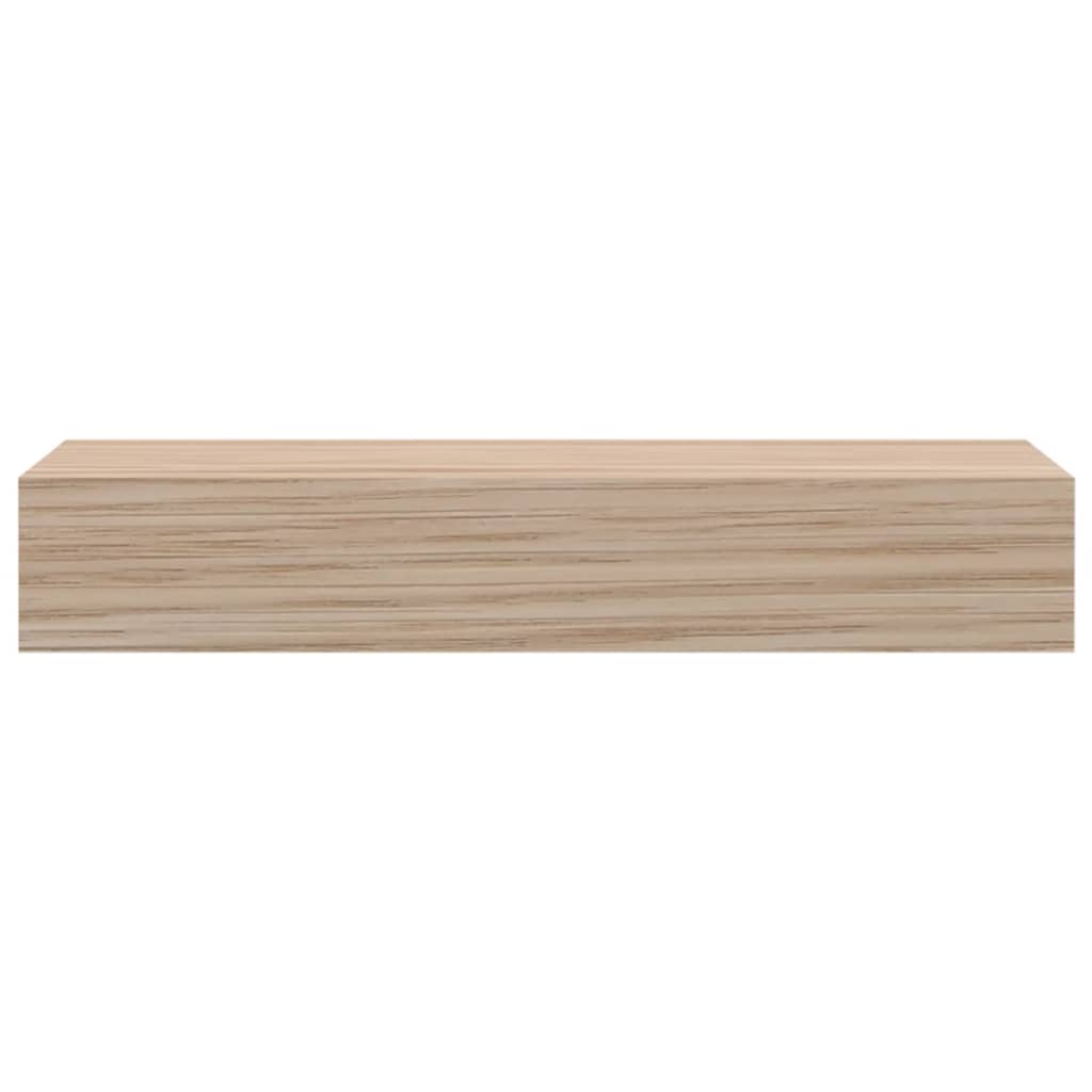 Étagères flottantes 2 pcs 23x23,5x4 cm bois d'ingénierie