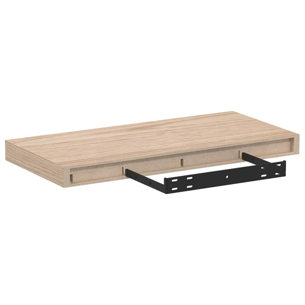 Étagères flottantes 2 pcs 50x23,5x4 cm bois d'ingénierie