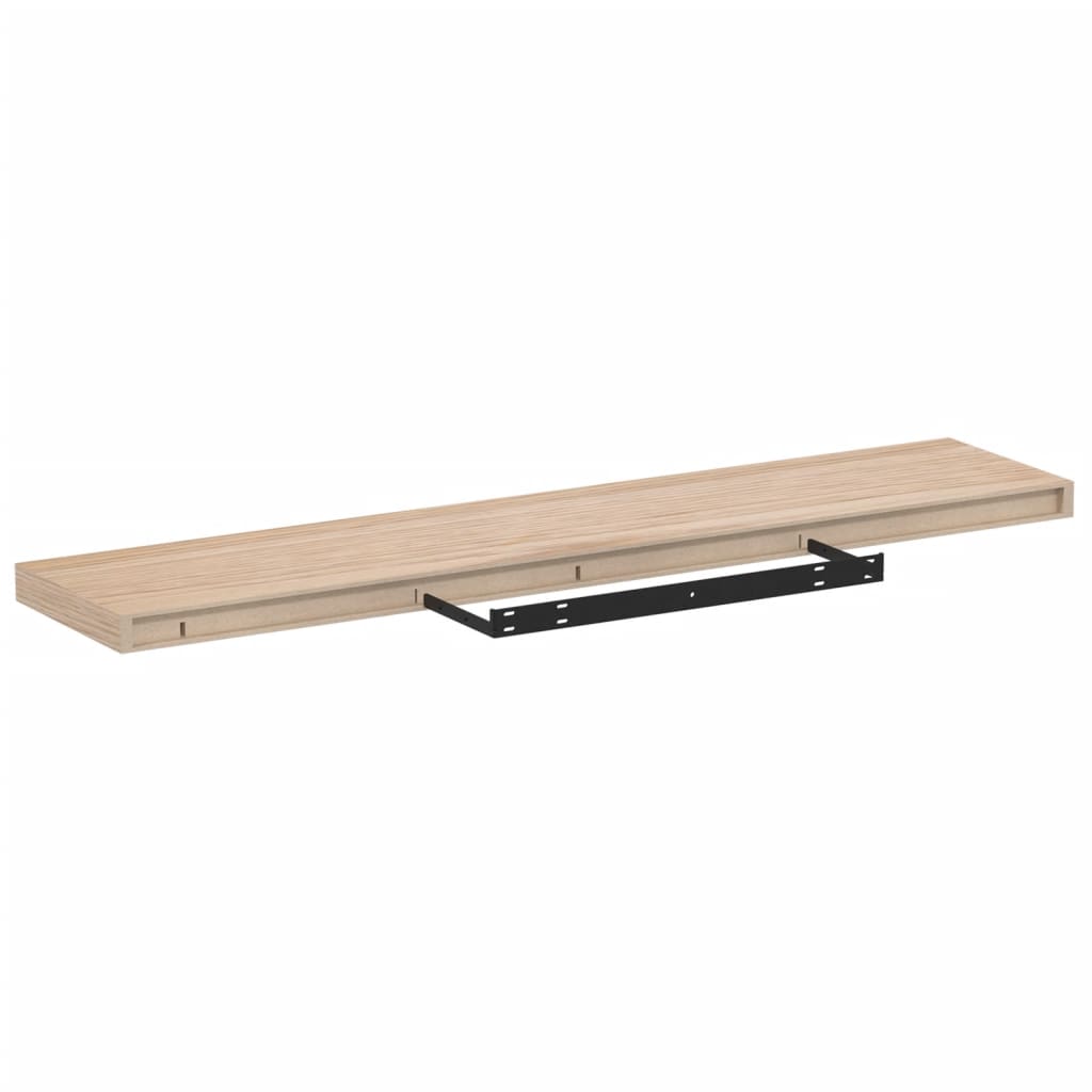 Étagères flottantes 2 pcs 110x23,5x4 cm bois d'ingénierie