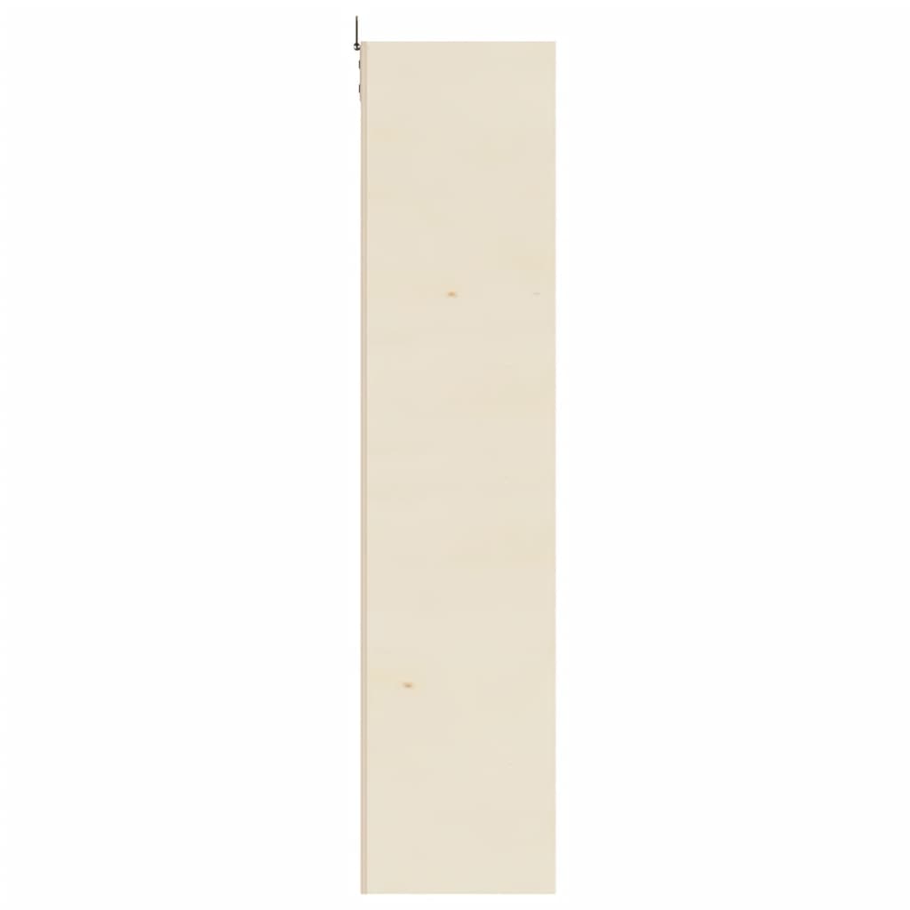 Vitrine de collection en bois avec portes 40x8,5x37cm