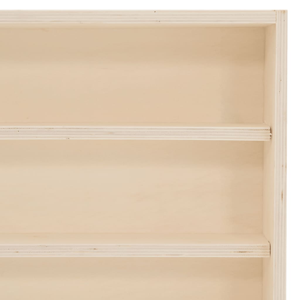 Vitrine de collection en bois avec portes 40x8,5x37cm