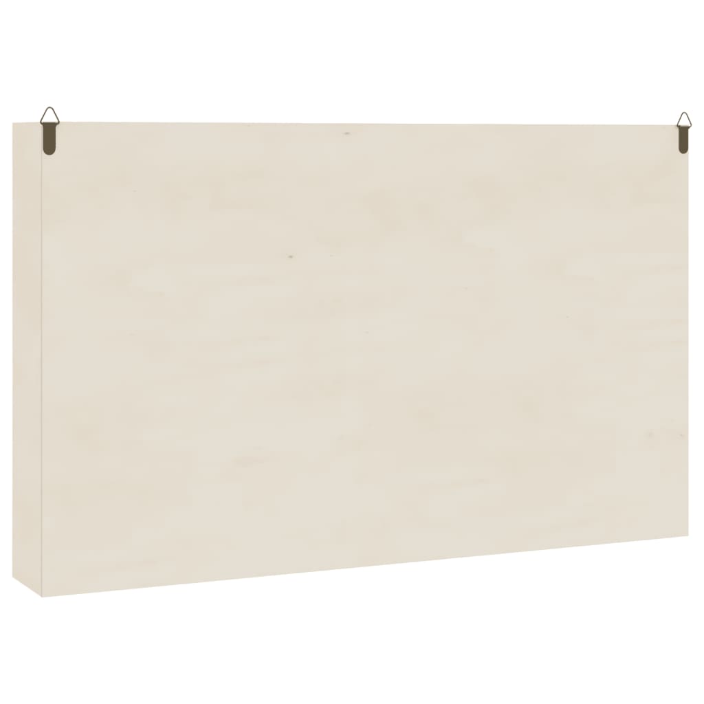 Vitrine de collection en bois avec portes 60x8,5x37 cm