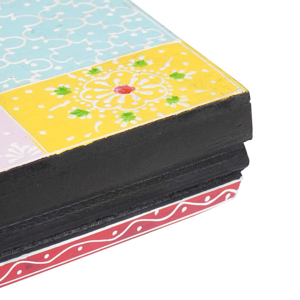 Étagères Murales avec étagère 2 pcs Multicolore 60 x 20 x 6 cm