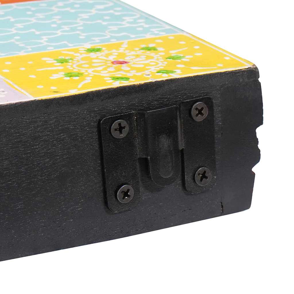 Étagères Murales avec étagère 2 pcs Multicolore 60 x 20 x 6 cm
