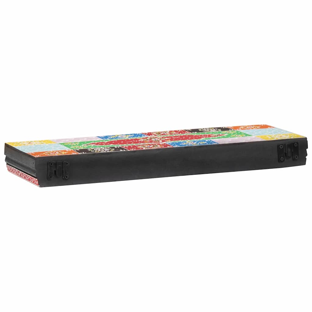 Étagères Murales avec étagère 2 pcs Multicolore 60 x 20 x 6 cm