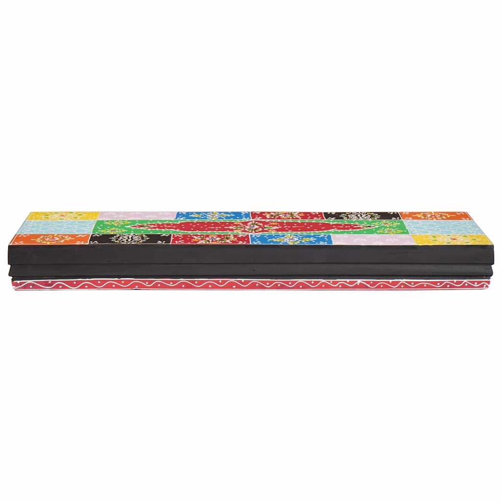 Étagères Murales avec étagère 2 pcs Multicolore 60 x 20 x 6 cm