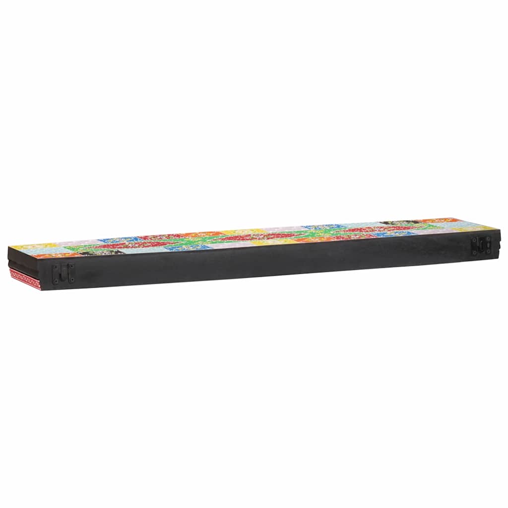Étagères Murales avec étagère 2 pcs Multicolore 100 x 20 x 6 cm