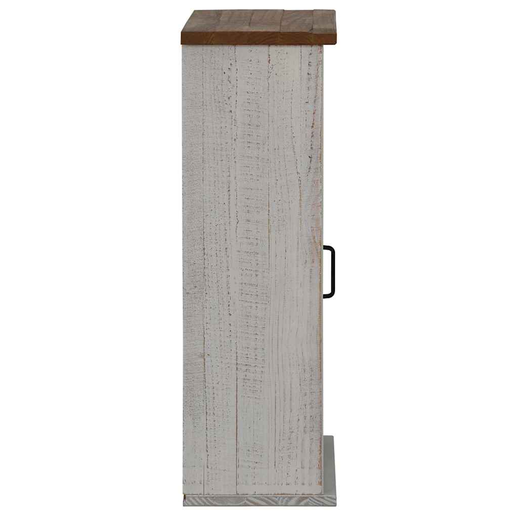 Armario colgante HALDEN con puerta corredera, blanco, 49x22,5x70 cm