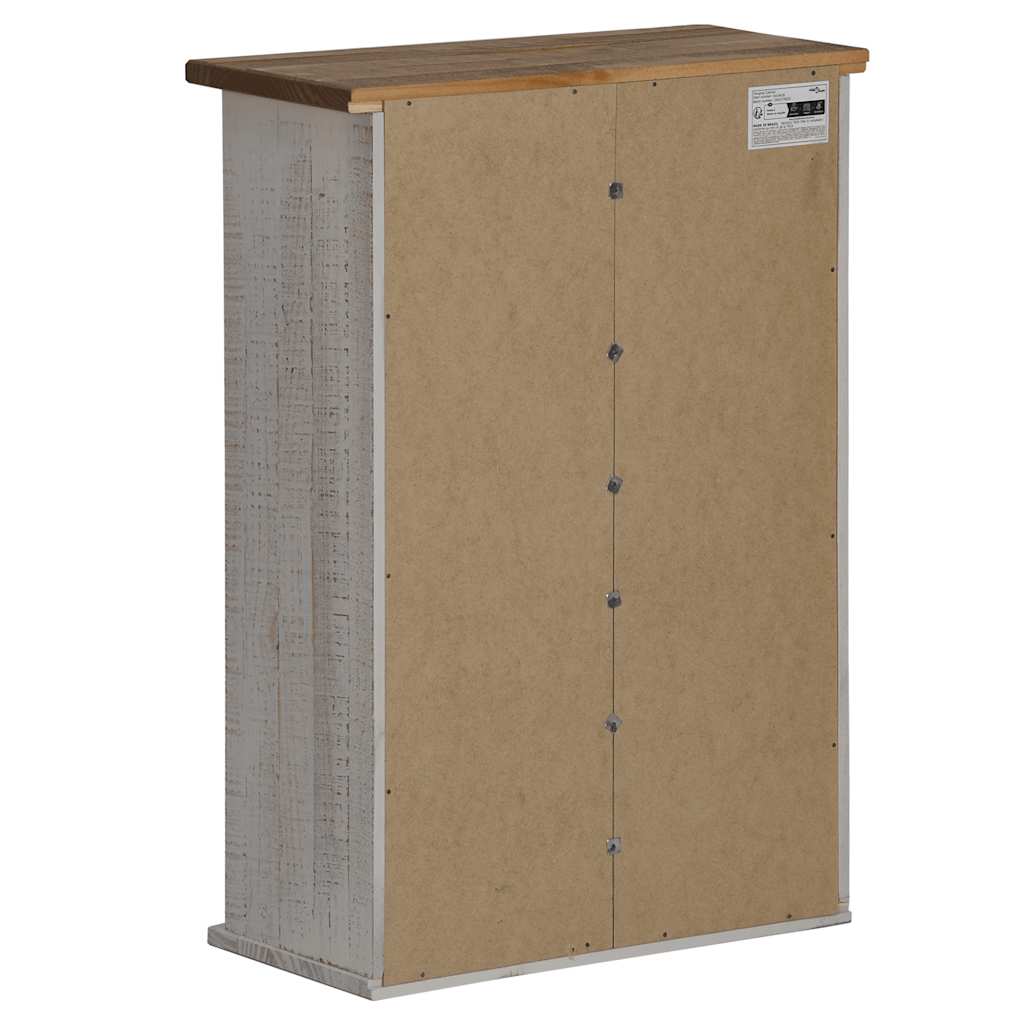 Armario colgante HALDEN con puerta corredera, blanco, 49x22,5x70 cm