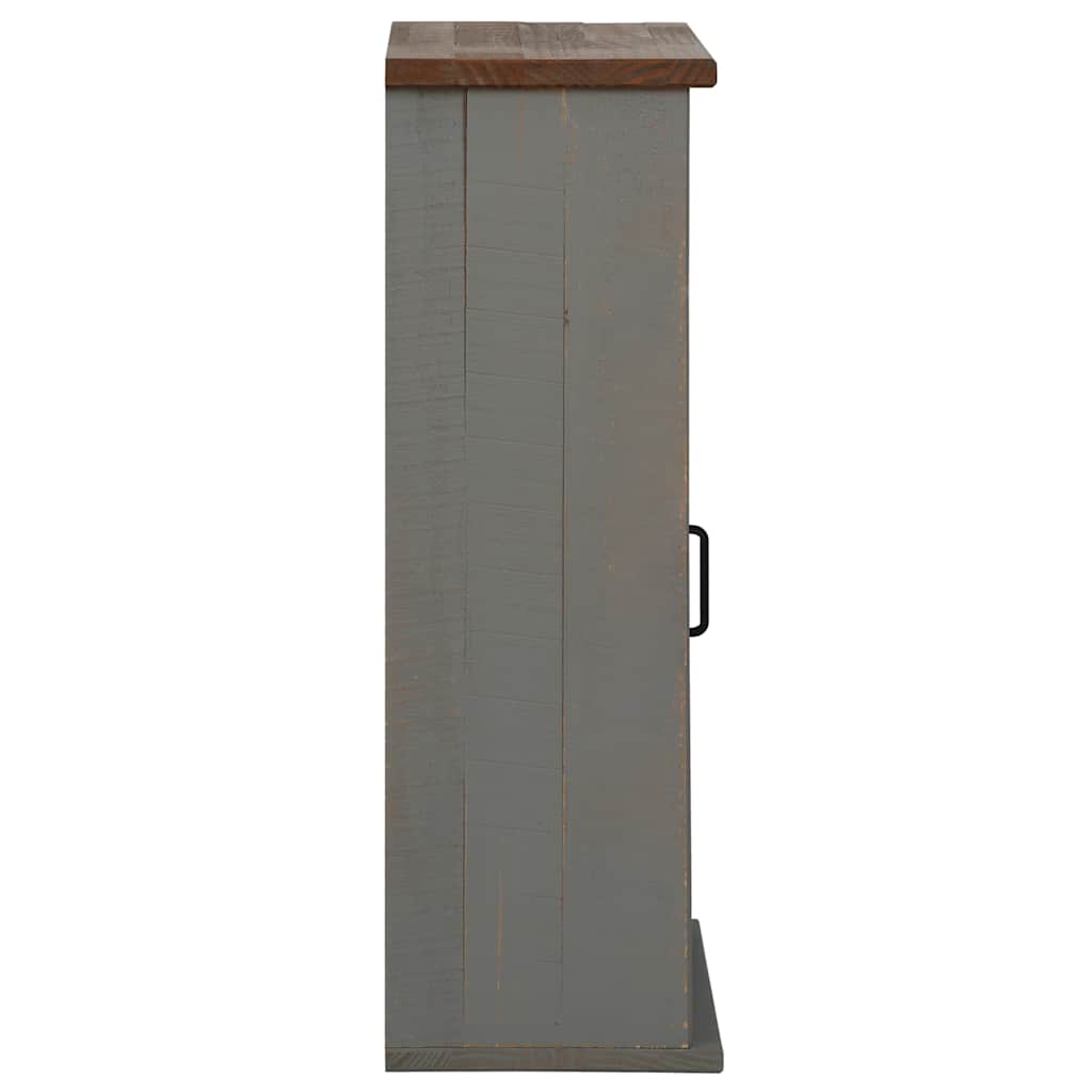 Armario colgante HALDEN con puerta corredera, gris, 49x22,5x70 cm