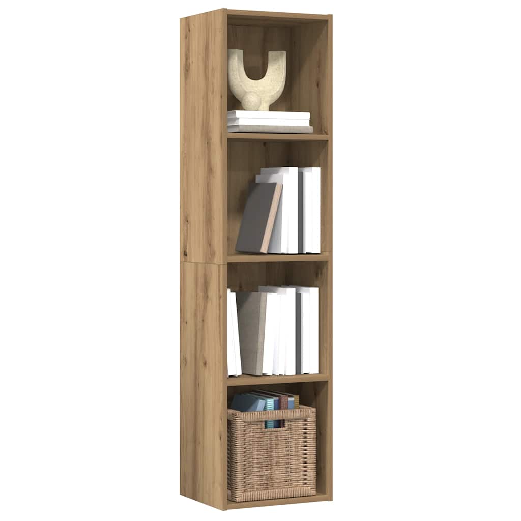 Bibliothèque/Meuble TV vieux bois 36x30x143cm bois d'ingénierie