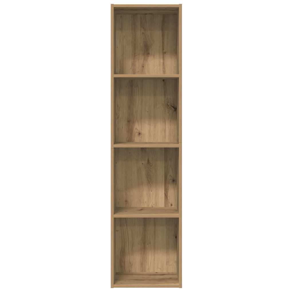 Bibliothèque/Meuble TV vieux bois 36x30x143cm bois d'ingénierie