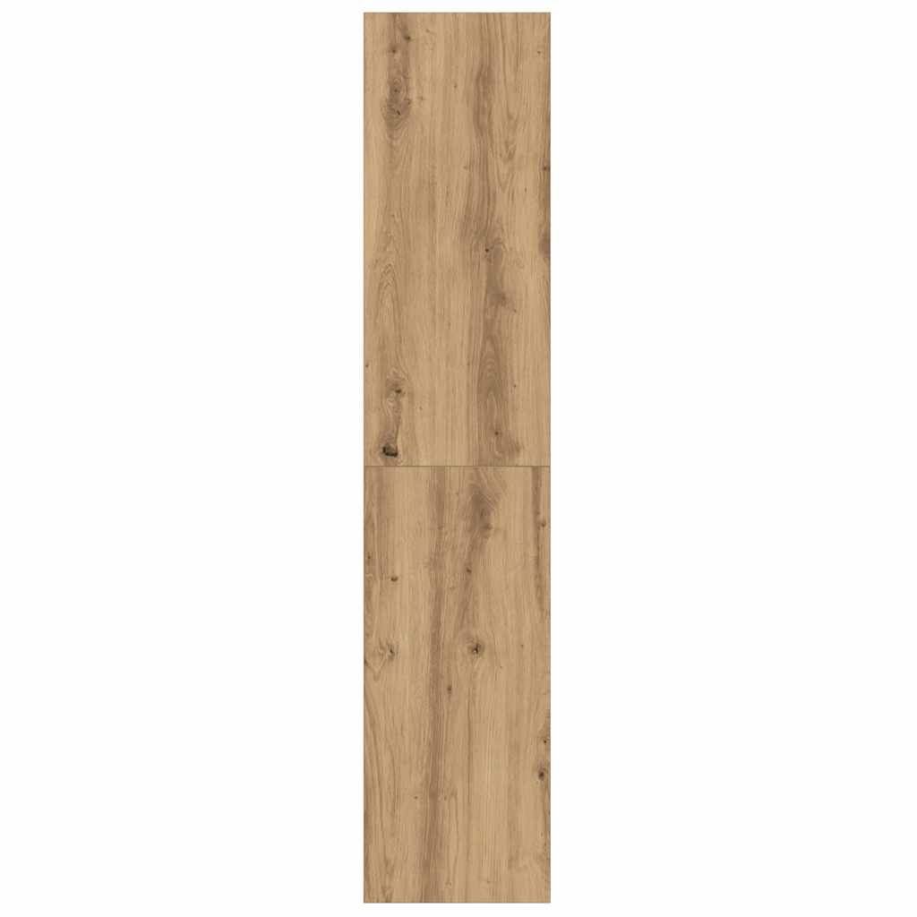 Bibliothèque/Meuble TV vieux bois 36x30x143cm bois d'ingénierie