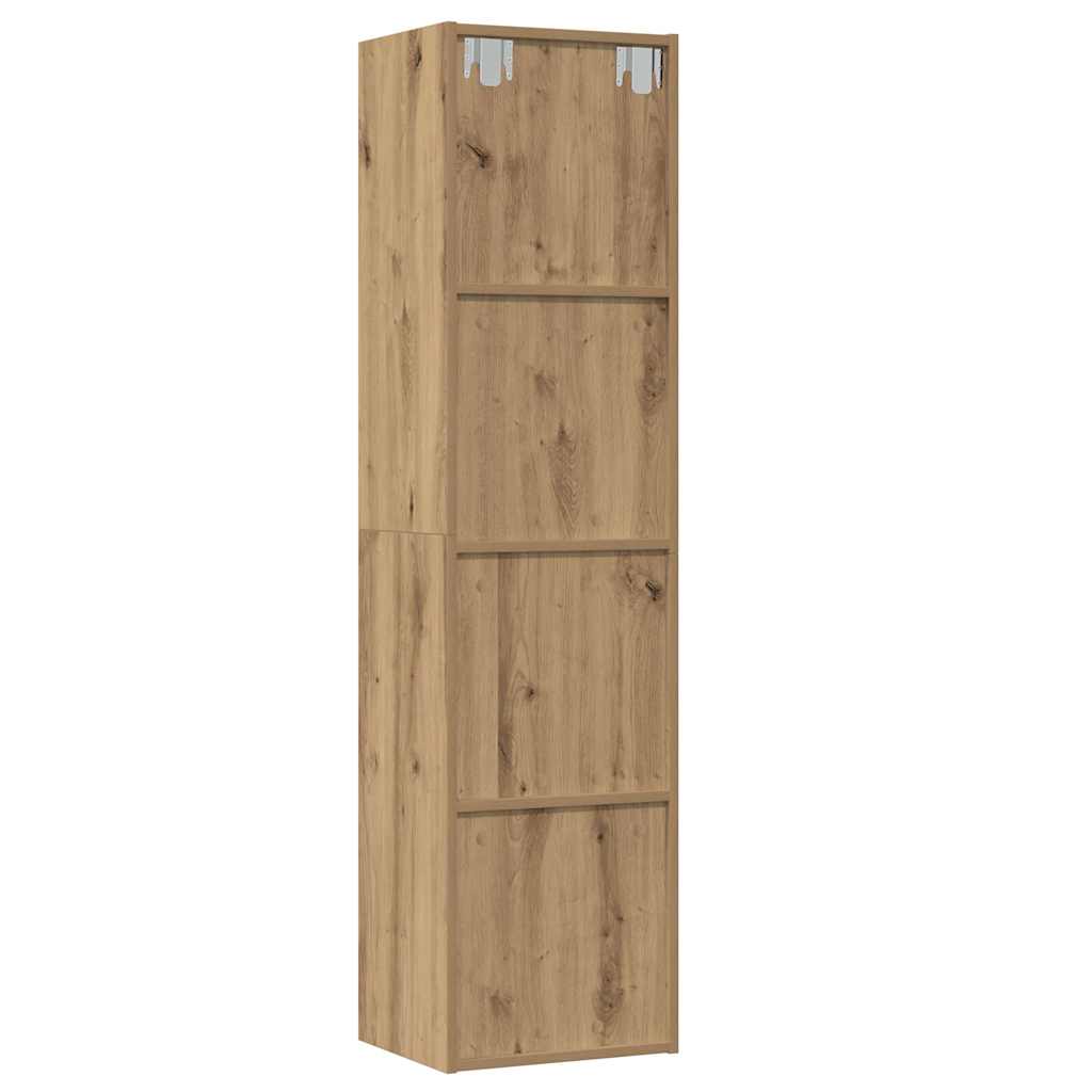 Bibliothèque/Meuble TV vieux bois 36x30x143cm bois d'ingénierie