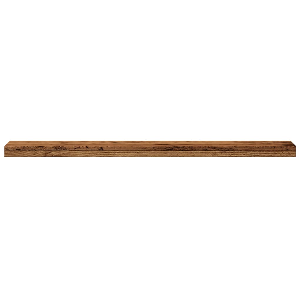 Étagères murales 4 pcs vieux bois 40x10x1,5cm bois d'ingénierie
