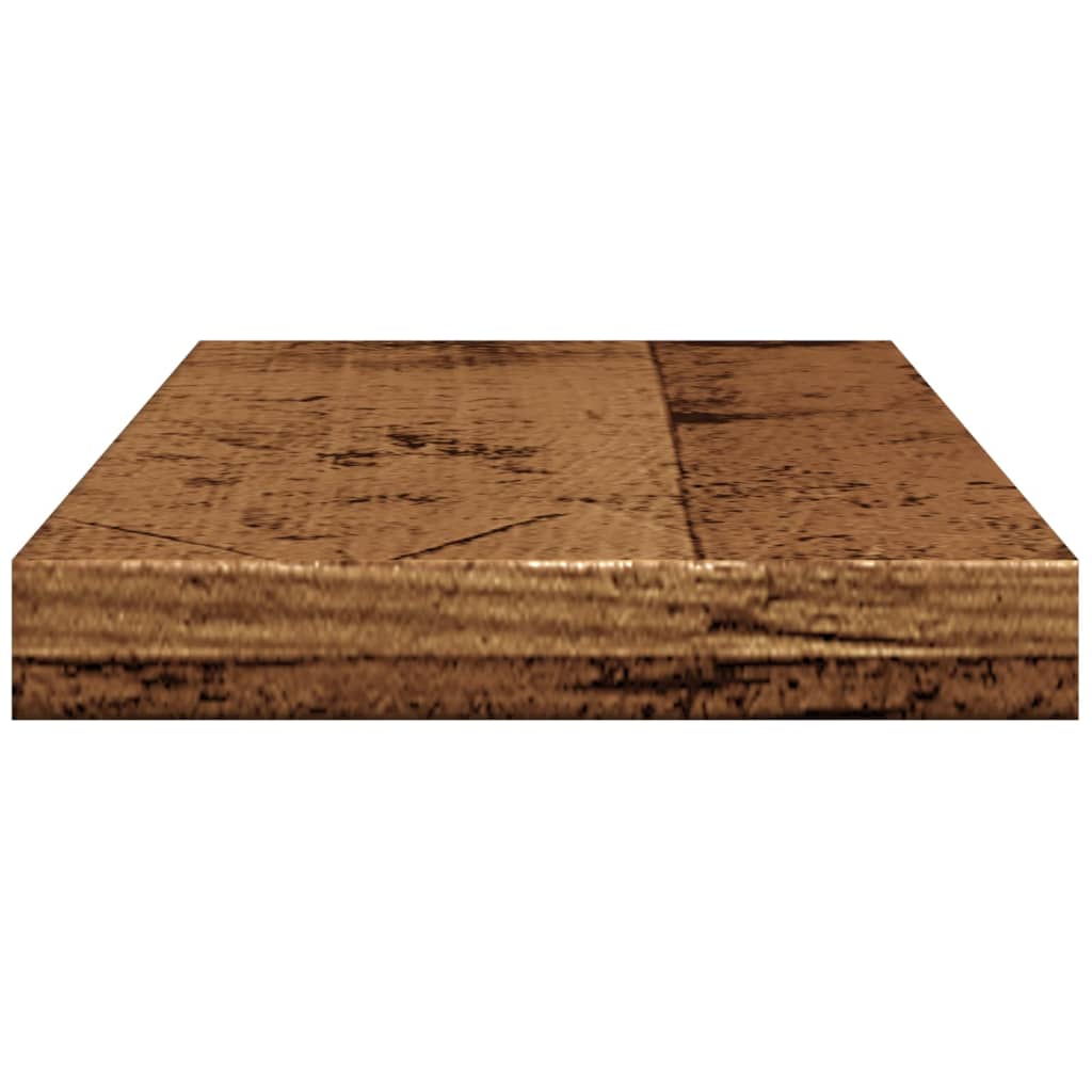 Étagères murales 4 pcs vieux bois 40x10x1,5cm bois d'ingénierie
