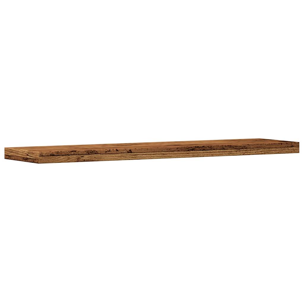 Étagères murales 4 pcs vieux bois 40x20x1,5cm bois d'ingénierie