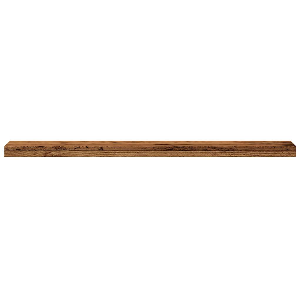 Étagères murales 4 pcs vieux bois 40x20x1,5cm bois d'ingénierie