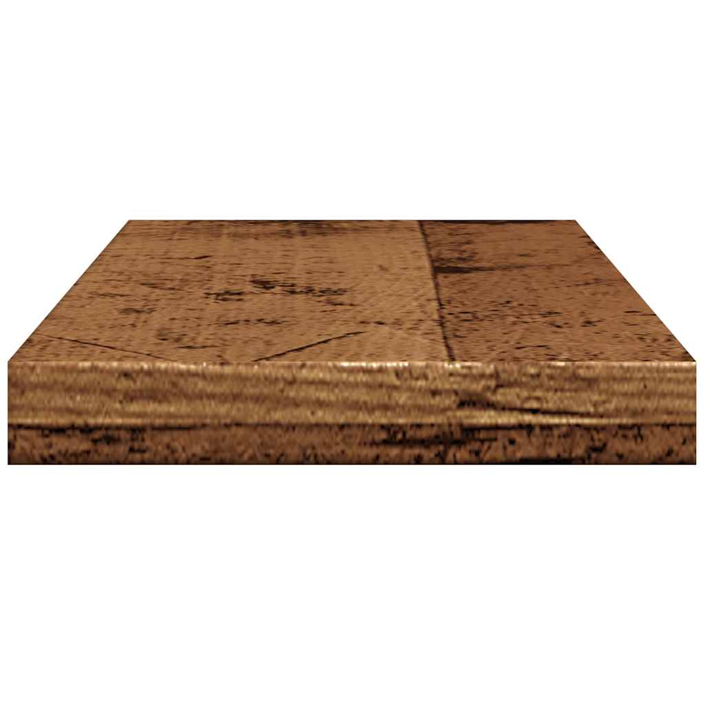 Étagères murales 4 pcs vieux bois 40x20x1,5cm bois d'ingénierie