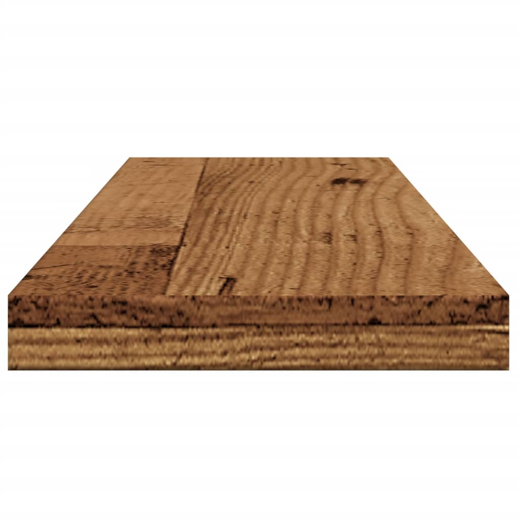 Panneaux de bibliothèque 4 pcs vieux bois bois d'ingénierie