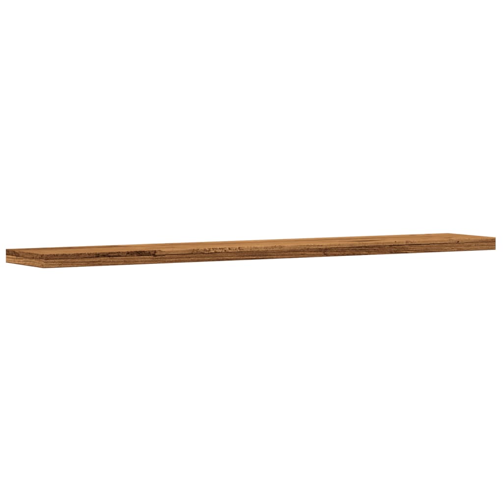 Étagères murales 4 pcs vieux bois 60x20x1,5cm bois d'ingénierie