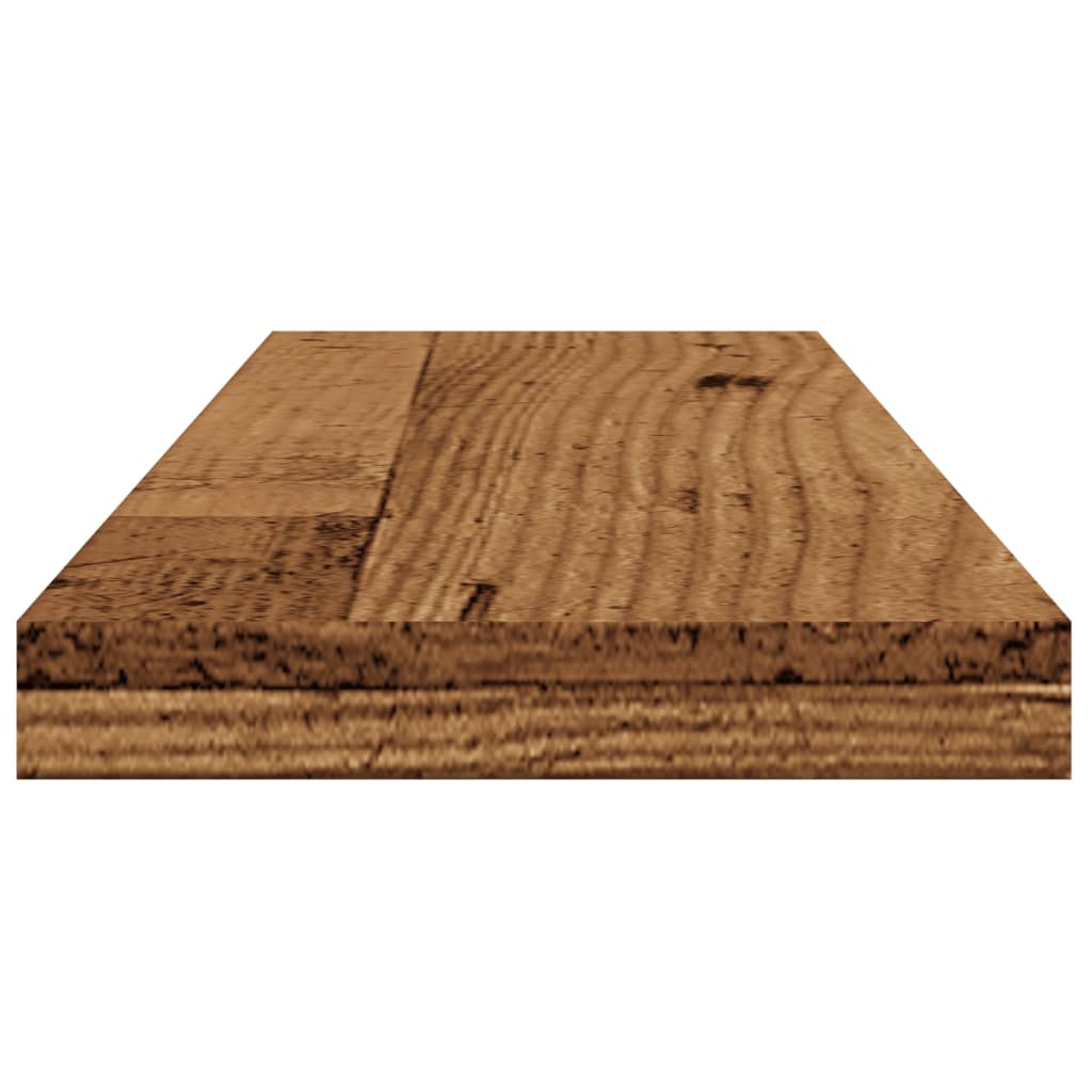 Étagères murales 4 pcs vieux bois 60x20x1,5cm bois d'ingénierie