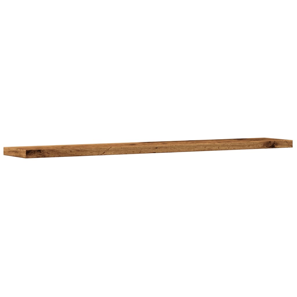 Étagères murales 4 pcs vieux bois 60x20x1,5cm bois d'ingénierie