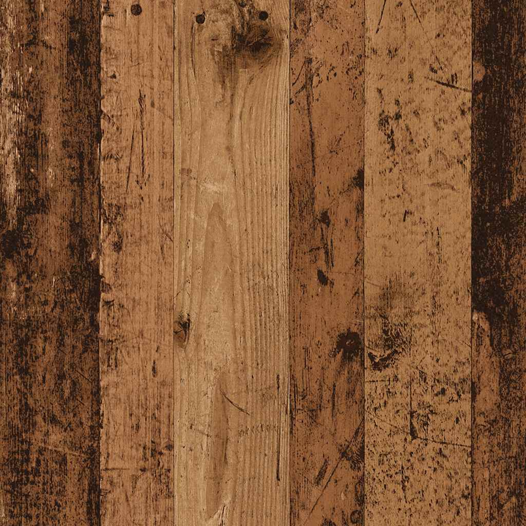 Table d'appoint vieux bois 50x26x50 cm bois d'ingénierie