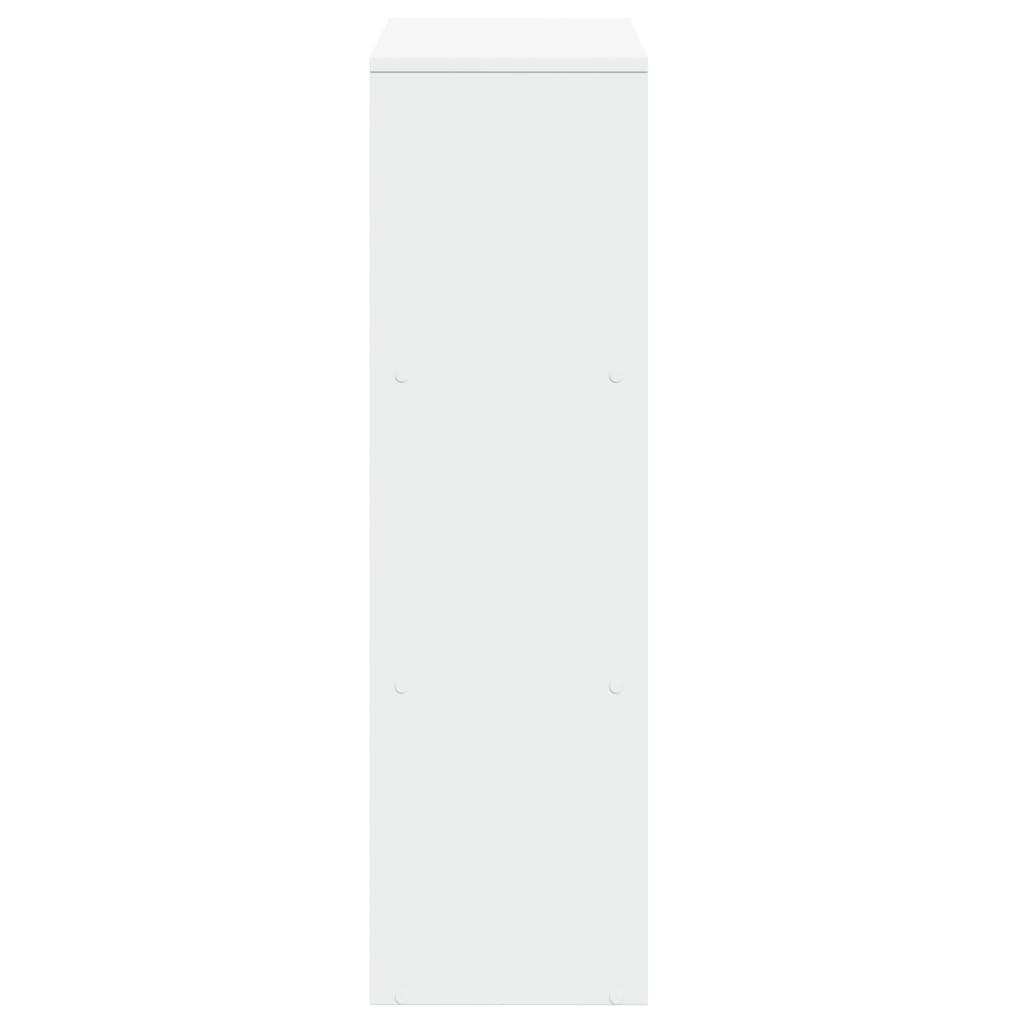 Étagère séparatrice de pièce à 3 niveaux blanc 99x29x99 cm