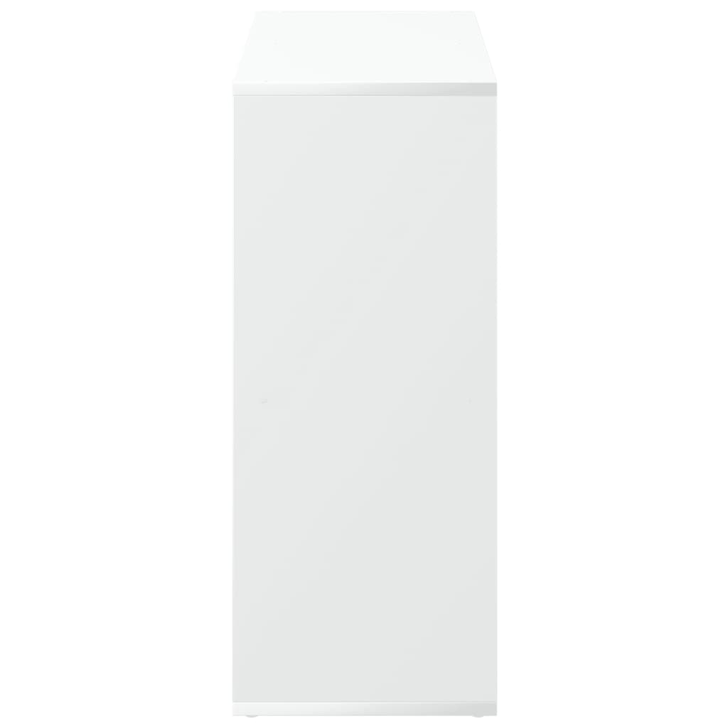 Étagère séparatrice de pièce blanc 69,5x29x69,5 cm