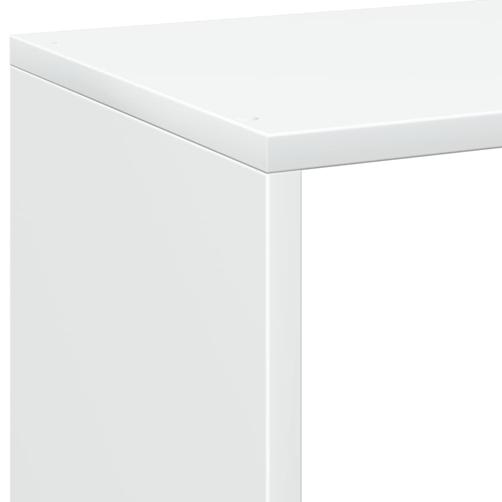 Étagère séparatrice de pièce blanc 69,5x29x69,5 cm