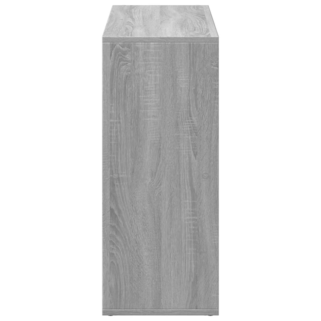 Étagère séparatrice de pièce sonoma gris 69,5x29x69,5 cm