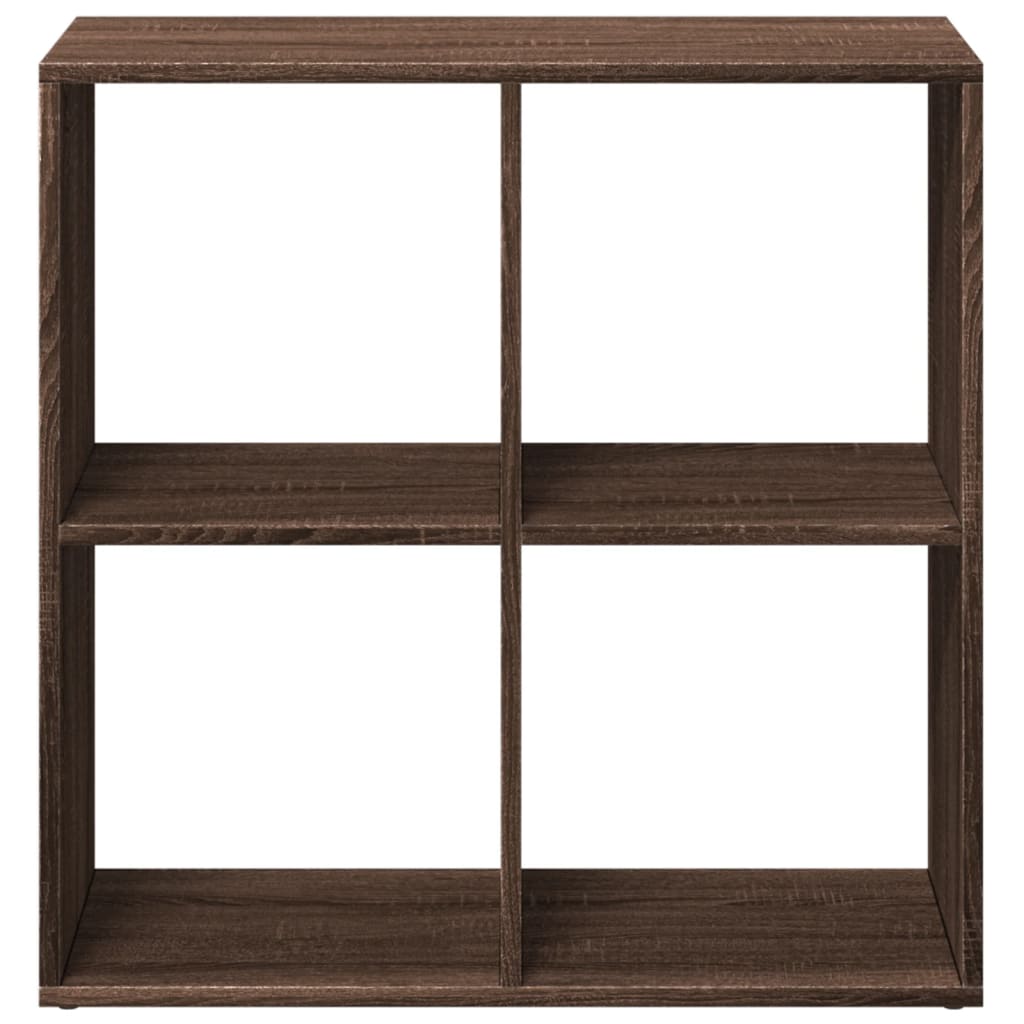 Étagère séparatrice de pièce chêne marron 69,5x29x69,5 cm