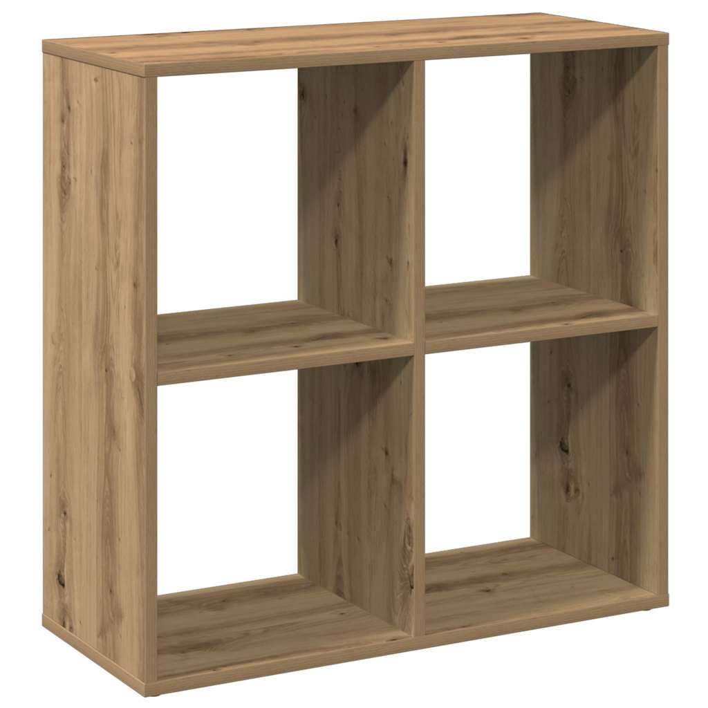 Étagère séparatrice de pièce chêne artisanal 69,5x29x69,5 cm