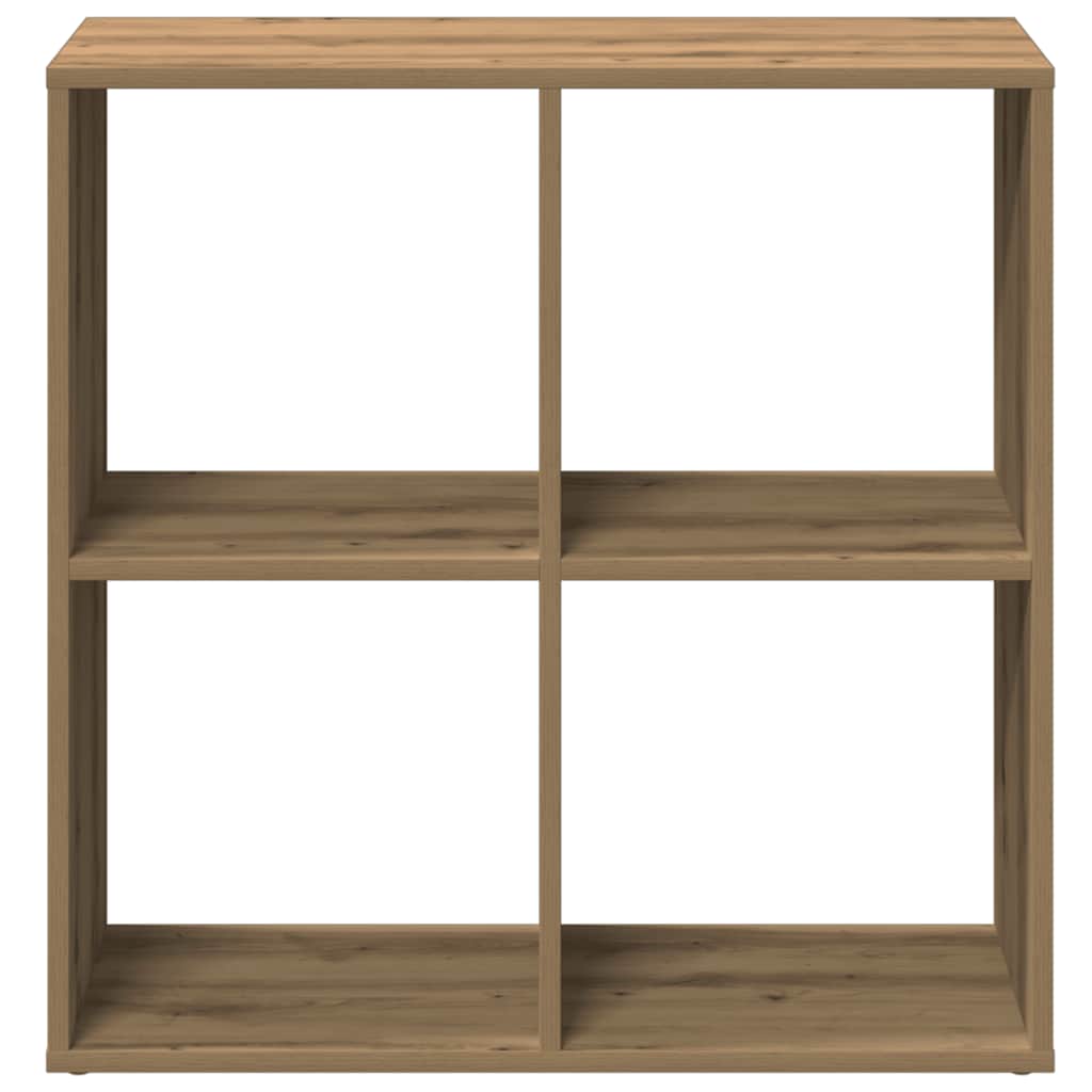 Étagère séparatrice de pièce chêne artisanal 69,5x29x69,5 cm