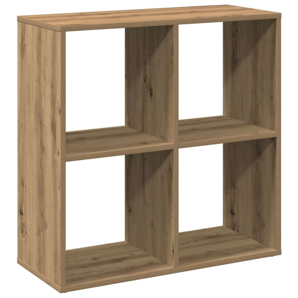 Étagère séparatrice de pièce chêne artisanal 69,5x29x69,5 cm