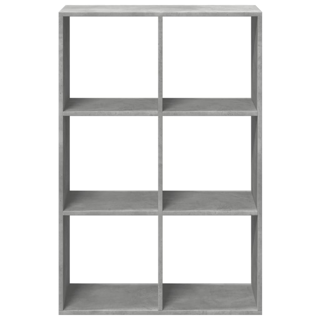 Étagère séparatrice de pièce gris béton 69,5x29x103,5 cm