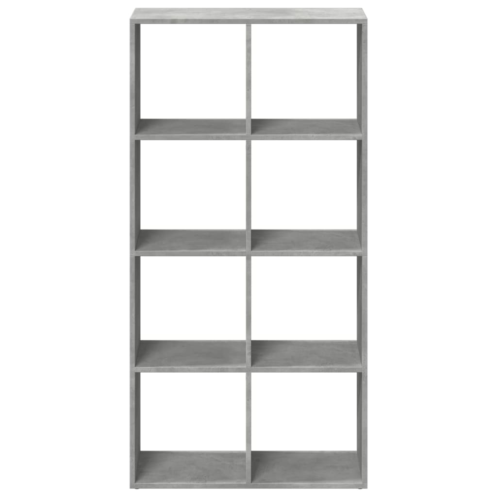 Étagère séparatrice de pièce gris béton 69,5x29x137,5 cm