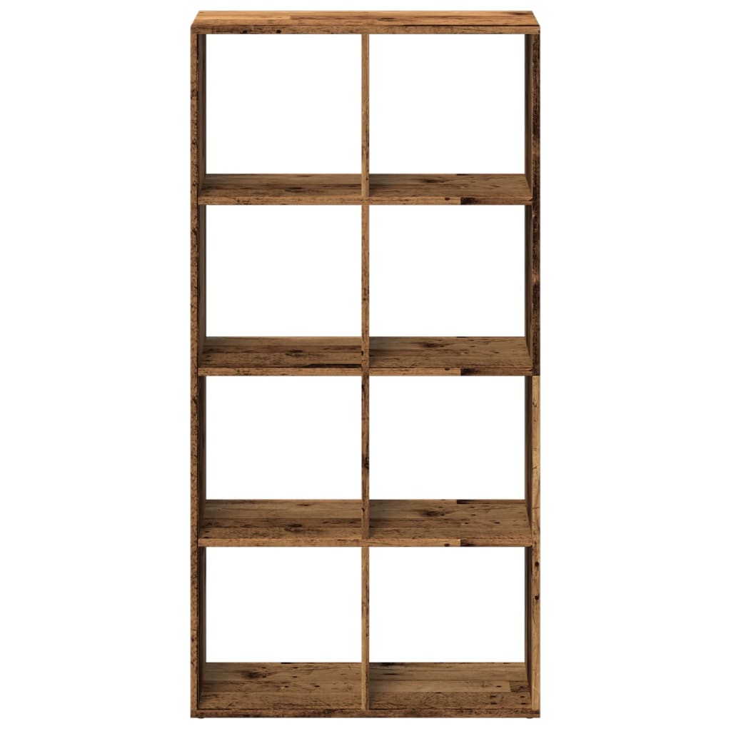 Étagère séparatrice de pièce vieux bois 69,5x29x137,5 cm