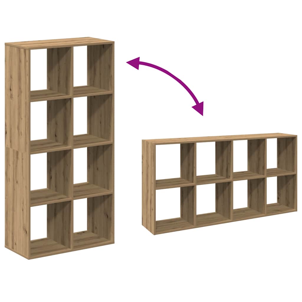 Étagère séparatrice de pièce chêne artisanal 69,5x29x137,5 cm