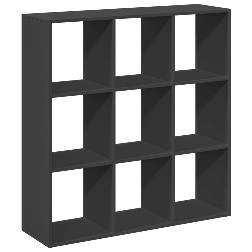 Étagère séparatrice de pièce noir 102x29x103,5 cm