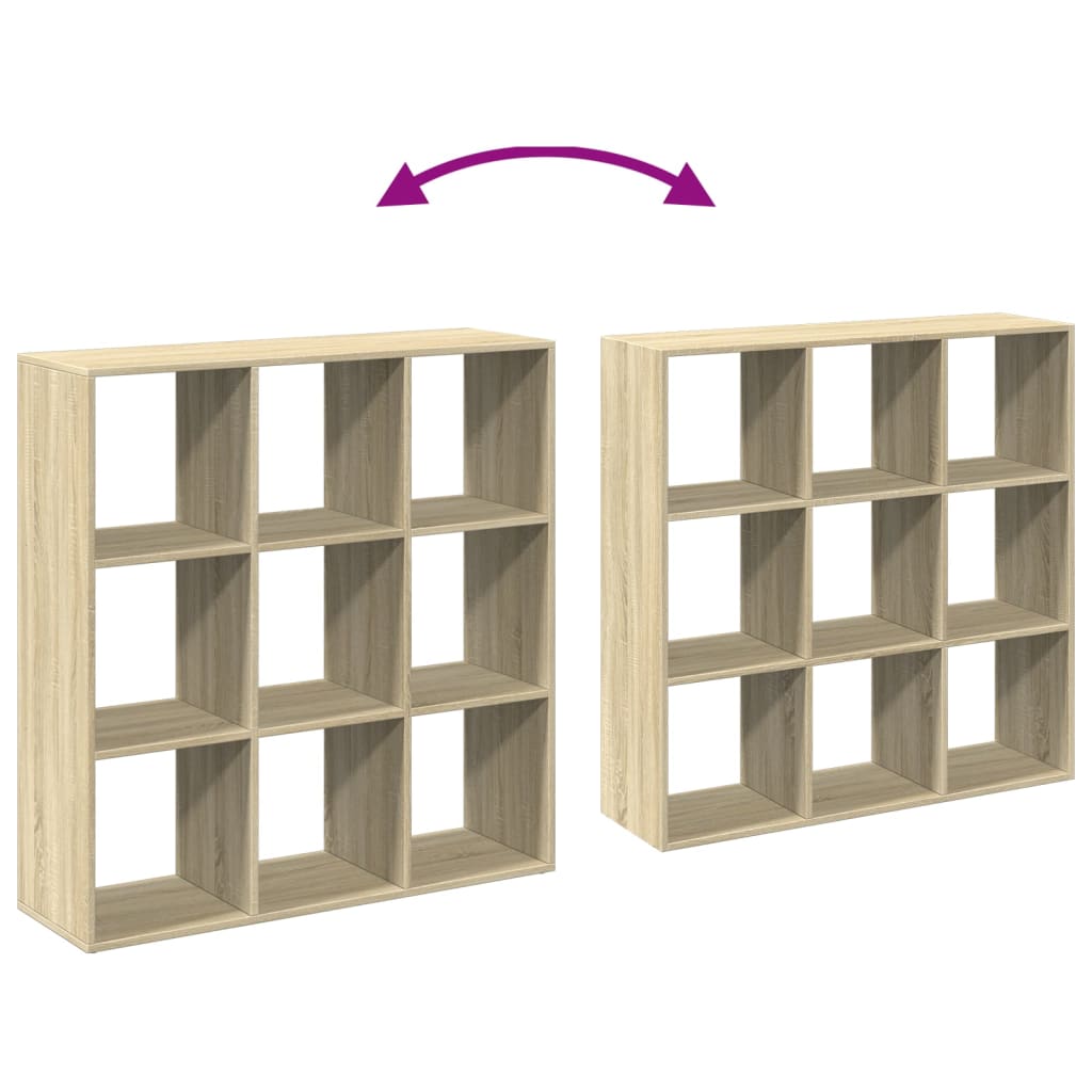 Étagère séparatrice de pièce chêne sonoma 102x29x103,5 cm