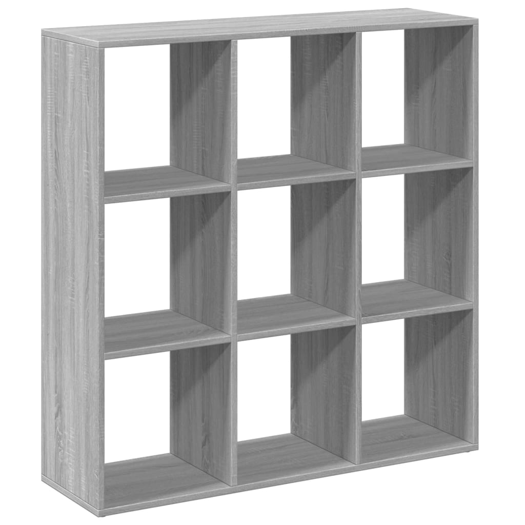 Étagère séparatrice de pièce sonoma gris 102x29x103,5 cm